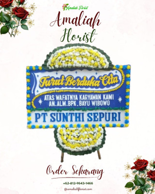 Papan Bunga Duka di Noyan