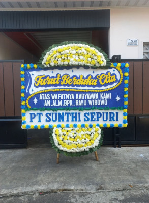 Papan Bunga Duka di Noyan